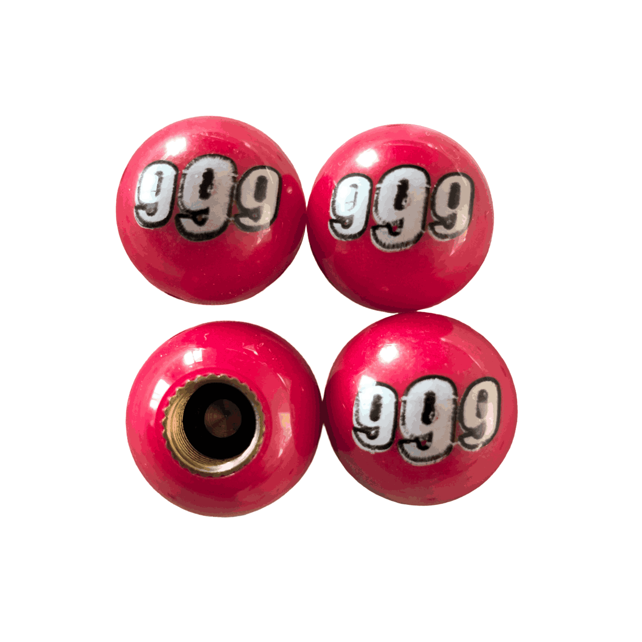 999 Design Set of 4 wheel nozzle caps for cars and bikes