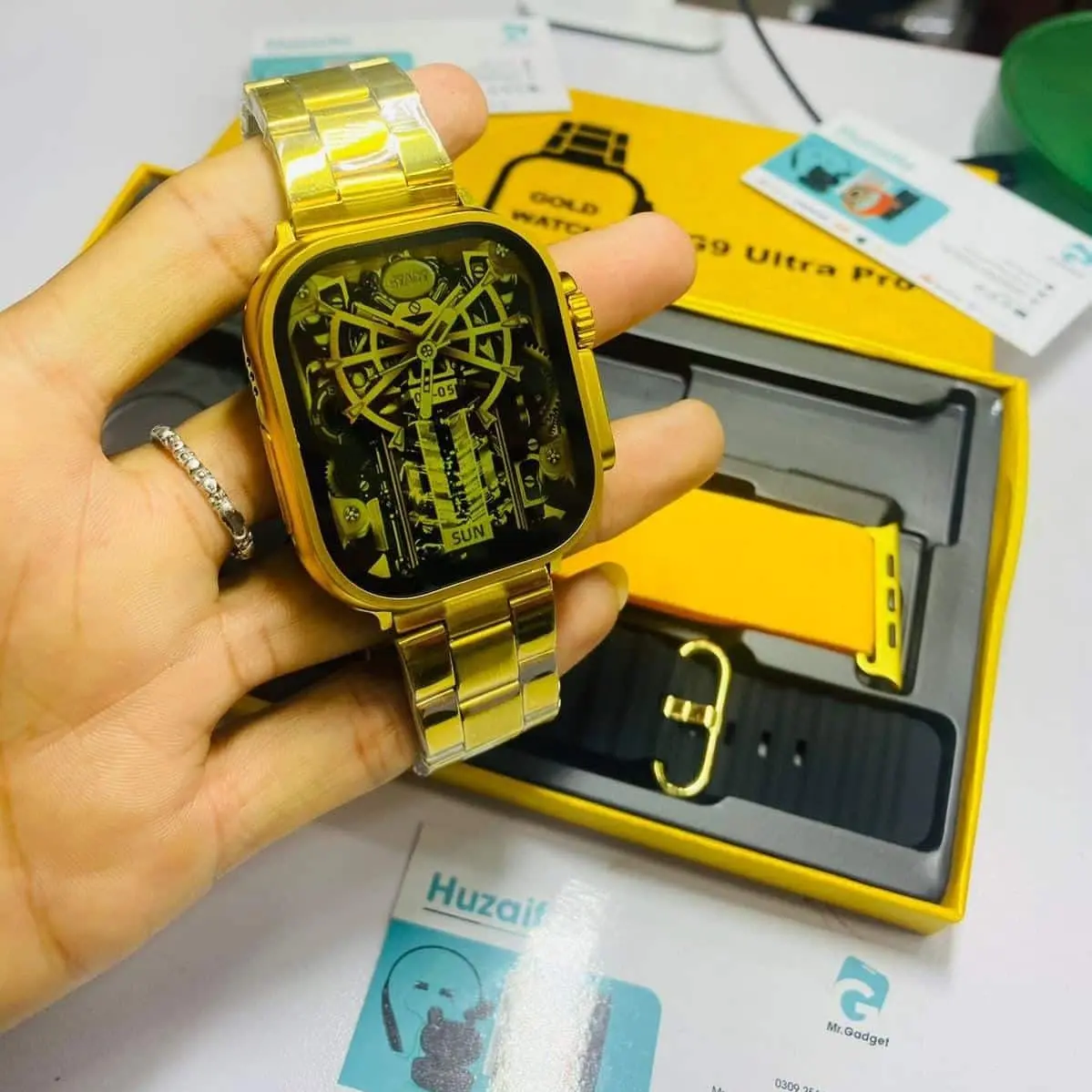 Buy G9 Ultra Pro Gold Smart Watch Max At Best Price In Pakistan - Qureshi Products 