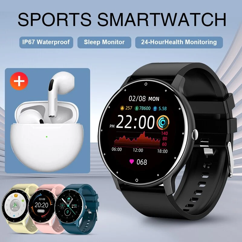 Buy LIGE New Men Smart Watch Real-time Activity Tracker Heart Rate Monitor Sports Women Smart Watch Men Clock For Android IOS at Best Price