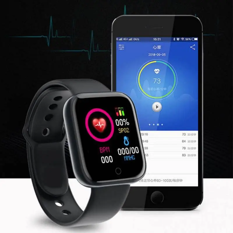 Buy Multifunctional Smart Watch Men Women Bluetooth Connected Phone Music Fitness Sports Bracelet Sleep Monitor Y68 Smartwatch D20 At Best Price in pakistan and other countries