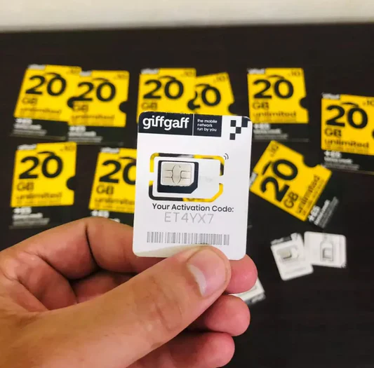 Buy Lifetime GiffGaff UK Sim At Best Price in Pakistan - Qureshi Products
