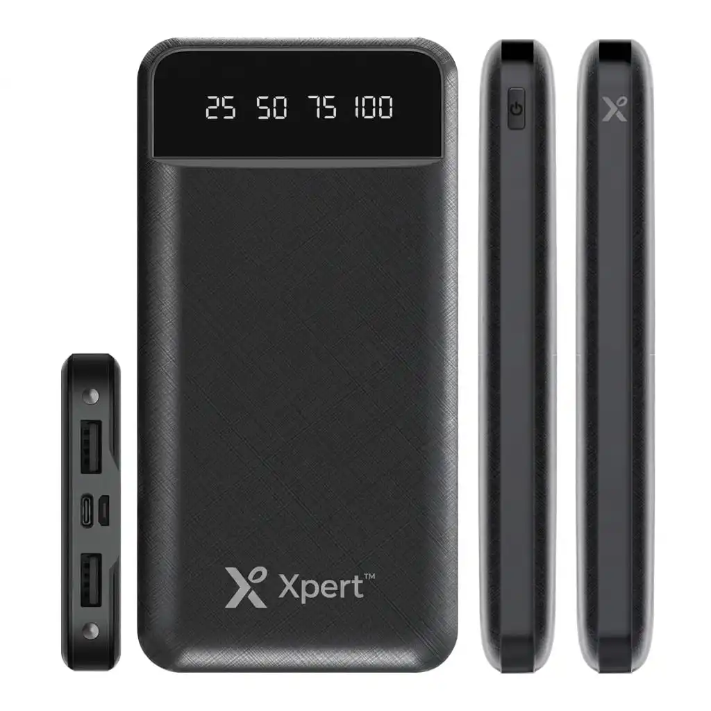 Expert 10000mAh Portable Power Bank | Dual 2.4A Fast Charging | Digital LED Display | Universal Compatibility for Smartphones, Tablets & Wearables At best price in pakistan